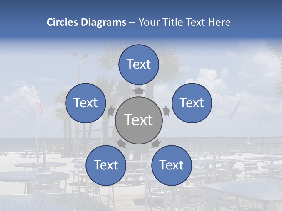 Pensacola Beach, Fl PowerPoint Template