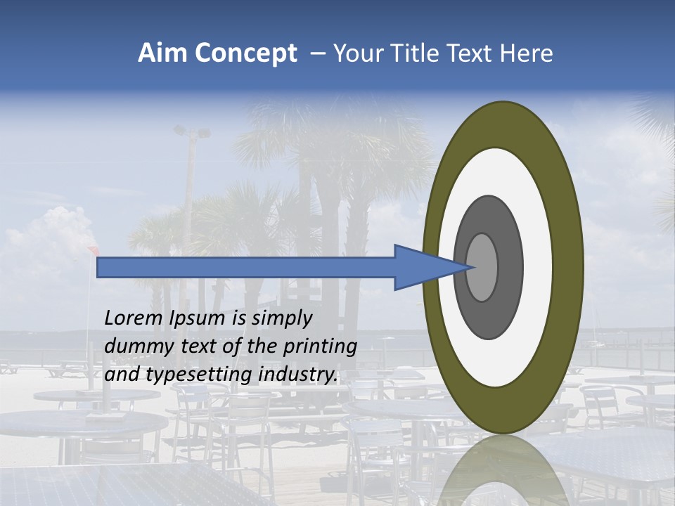 Pensacola Beach, Fl PowerPoint Template