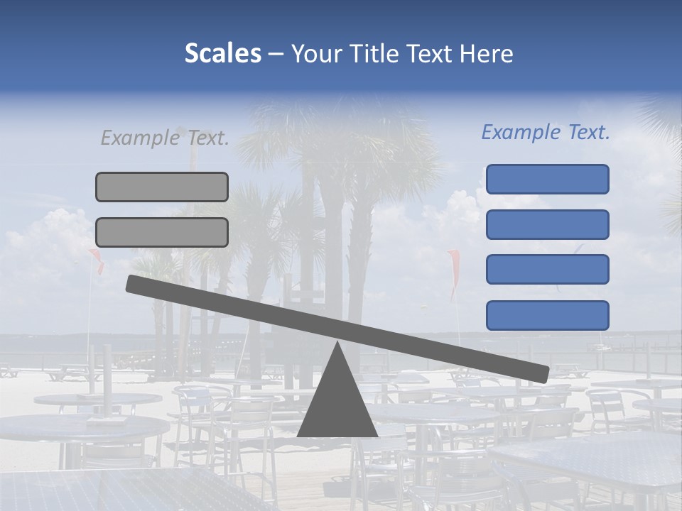 Pensacola Beach, Fl PowerPoint Template