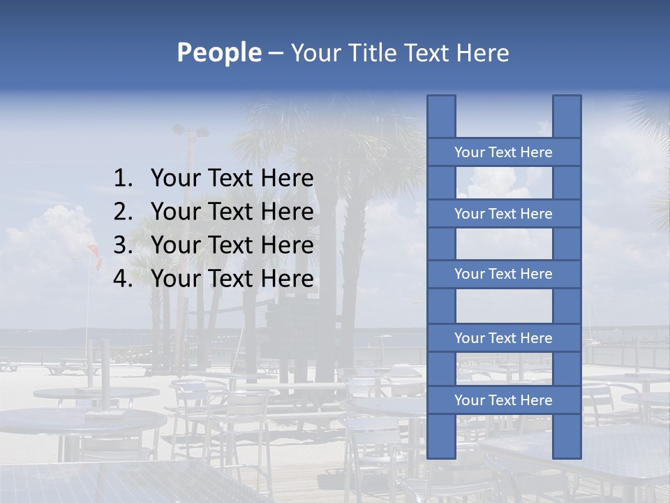Pensacola Beach, Fl PowerPoint Template