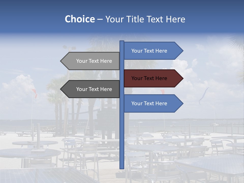 Pensacola Beach, Fl PowerPoint Template