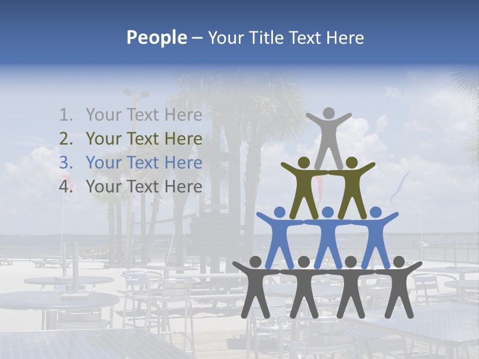 Pensacola Beach, Fl PowerPoint Template
