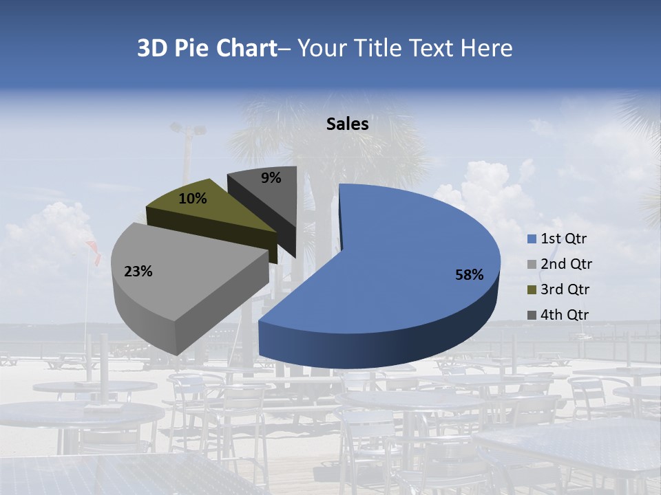 Pensacola Beach, Fl PowerPoint Template