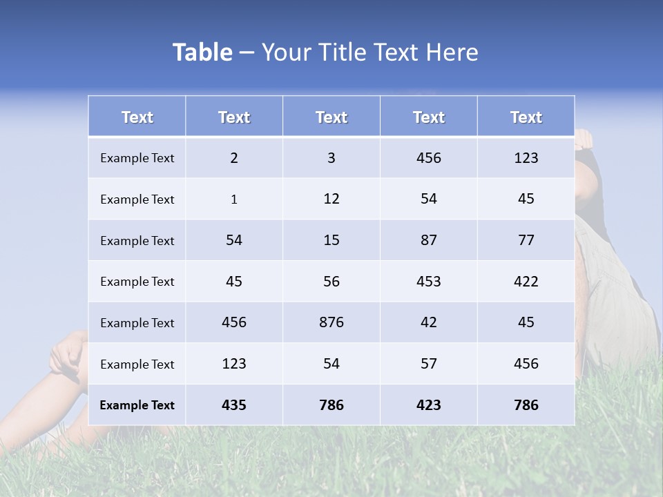 A Group Of People Sitting On The Grass With A Dog PowerPoint Template