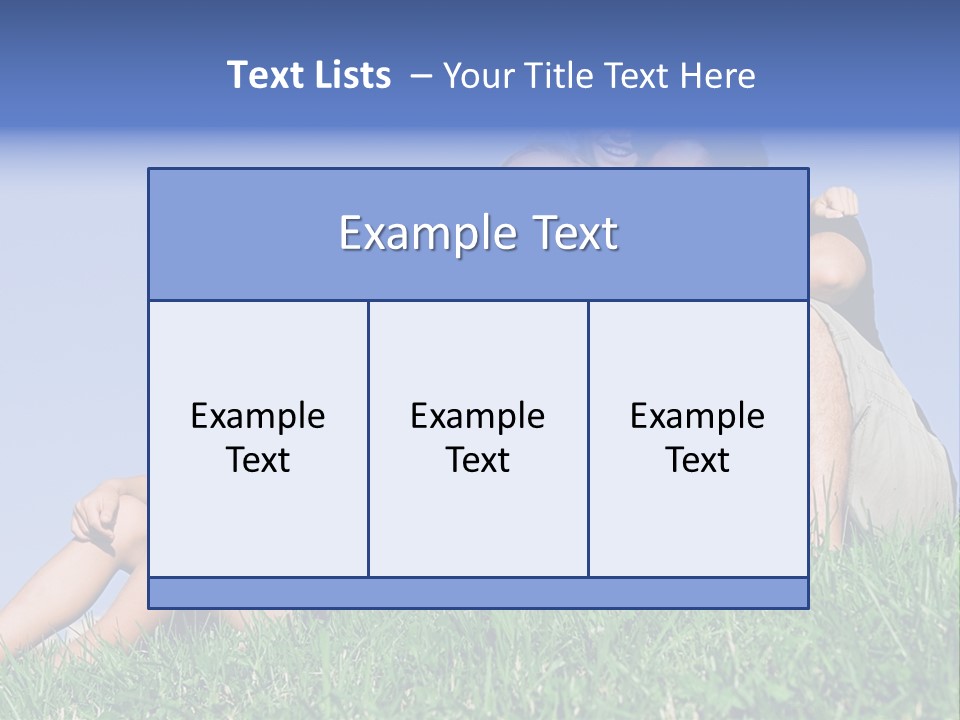 A Group Of People Sitting On The Grass With A Dog PowerPoint Template