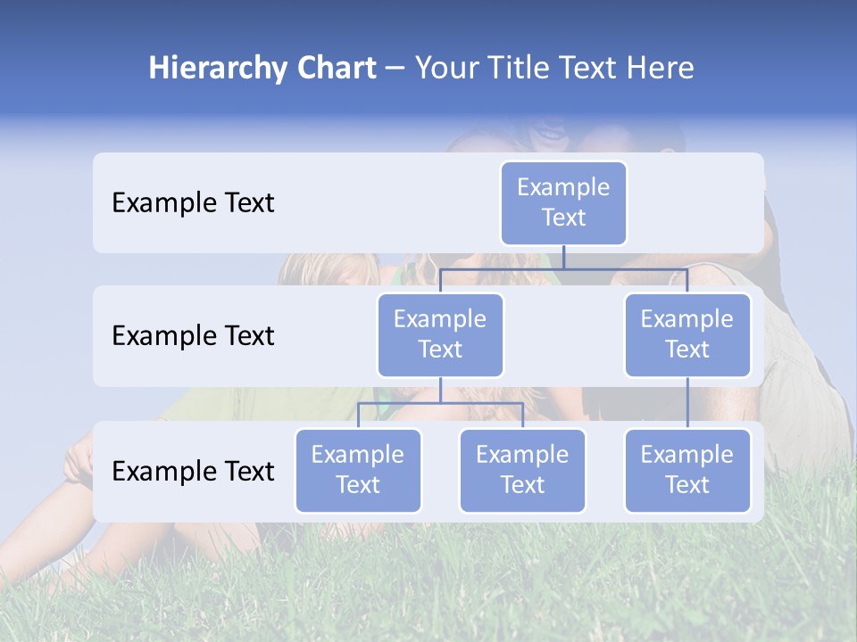 A Group Of People Sitting On The Grass With A Dog PowerPoint Template