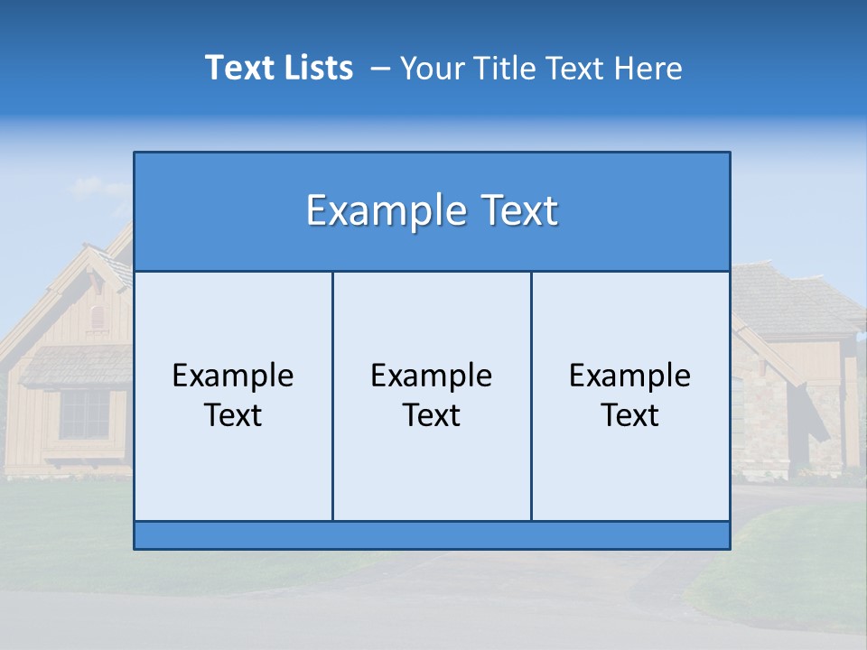Vacation Home PowerPoint Template