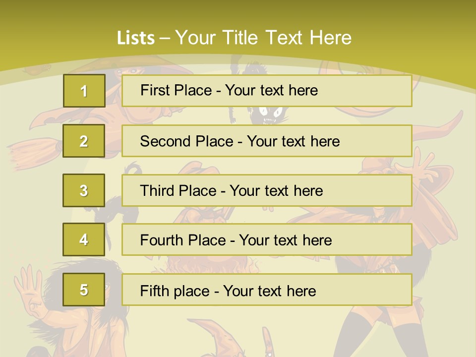 Vector Collection Of Halloween Witches. This Is The Second Part Of My Halloween Characters Special. Stock Vector Illustration: PowerPoint Template