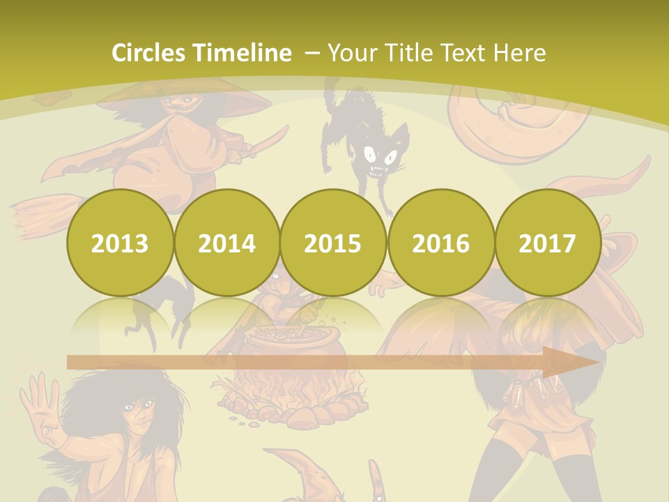 Vector Collection Of Halloween Witches. This Is The Second Part Of My Halloween Characters Special. Stock Vector Illustration: PowerPoint Template