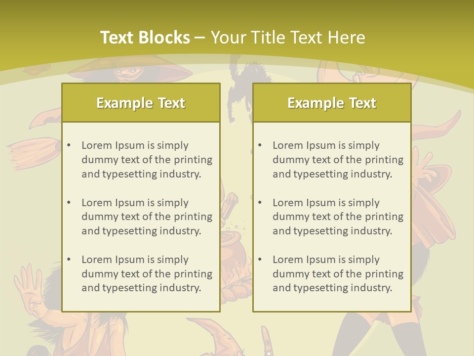 Vector Collection Of Halloween Witches. This Is The Second Part Of My Halloween Characters Special. Stock Vector Illustration: PowerPoint Template