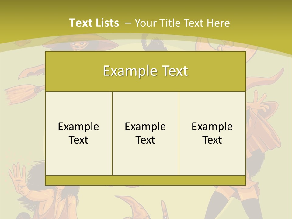 Vector Collection Of Halloween Witches. This Is The Second Part Of My Halloween Characters Special. Stock Vector Illustration: PowerPoint Template