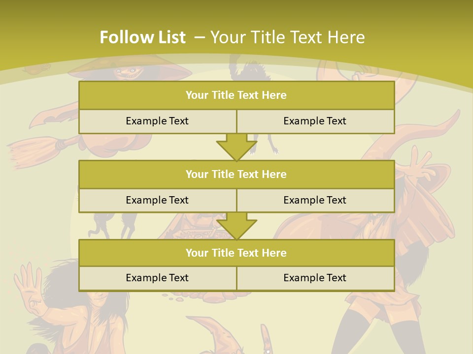 Vector Collection Of Halloween Witches. This Is The Second Part Of My Halloween Characters Special. Stock Vector Illustration: PowerPoint Template