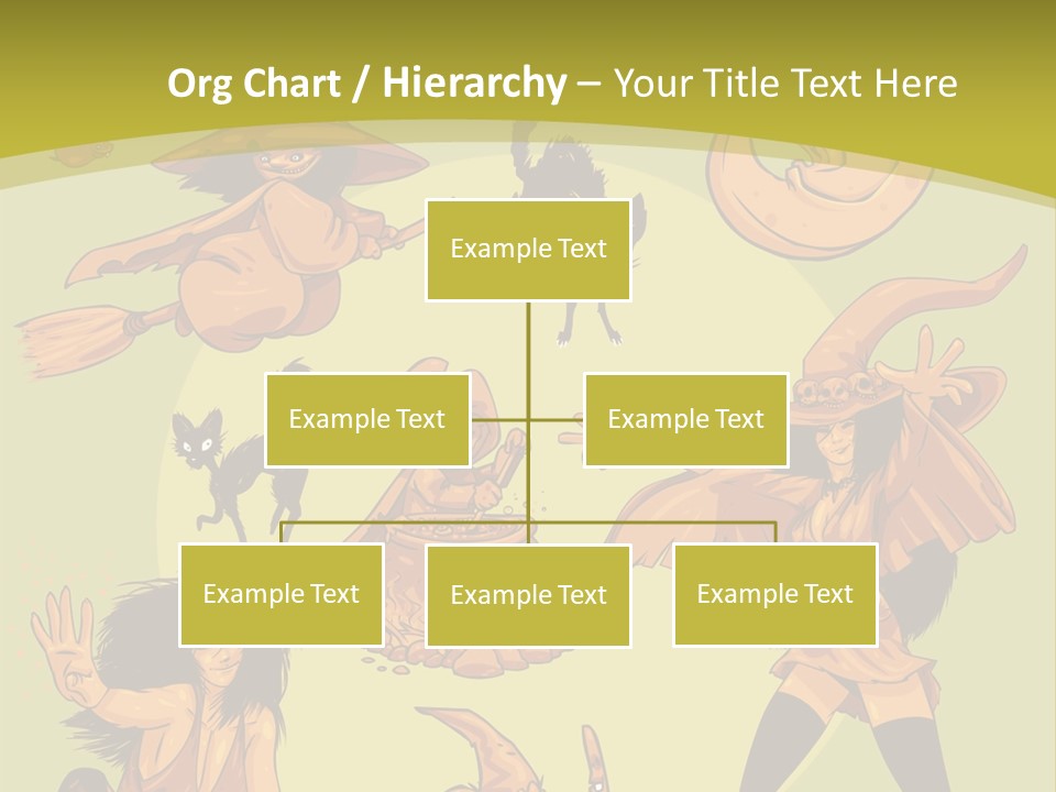 Vector Collection Of Halloween Witches. This Is The Second Part Of My Halloween Characters Special. Stock Vector Illustration: PowerPoint Template