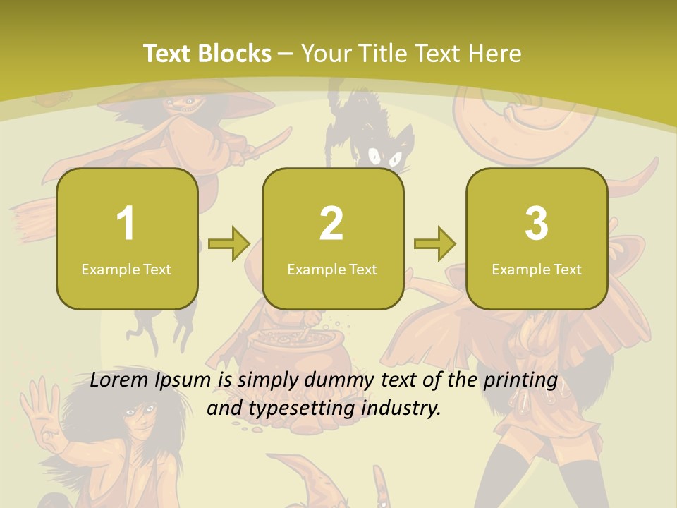 Vector Collection Of Halloween Witches. This Is The Second Part Of My Halloween Characters Special. Stock Vector Illustration: PowerPoint Template