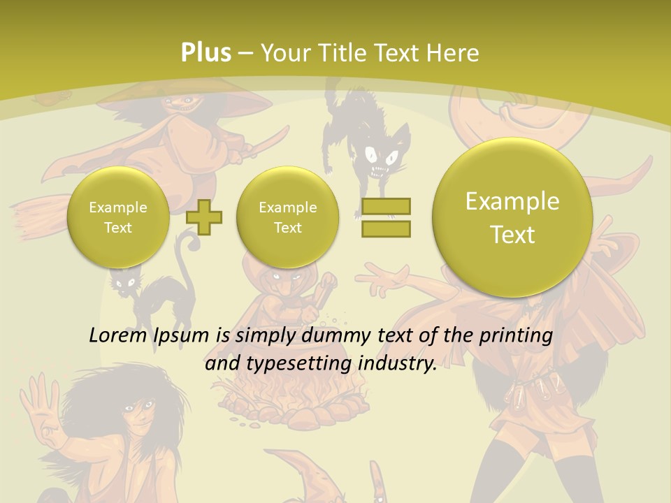 Vector Collection Of Halloween Witches. This Is The Second Part Of My Halloween Characters Special. Stock Vector Illustration: PowerPoint Template