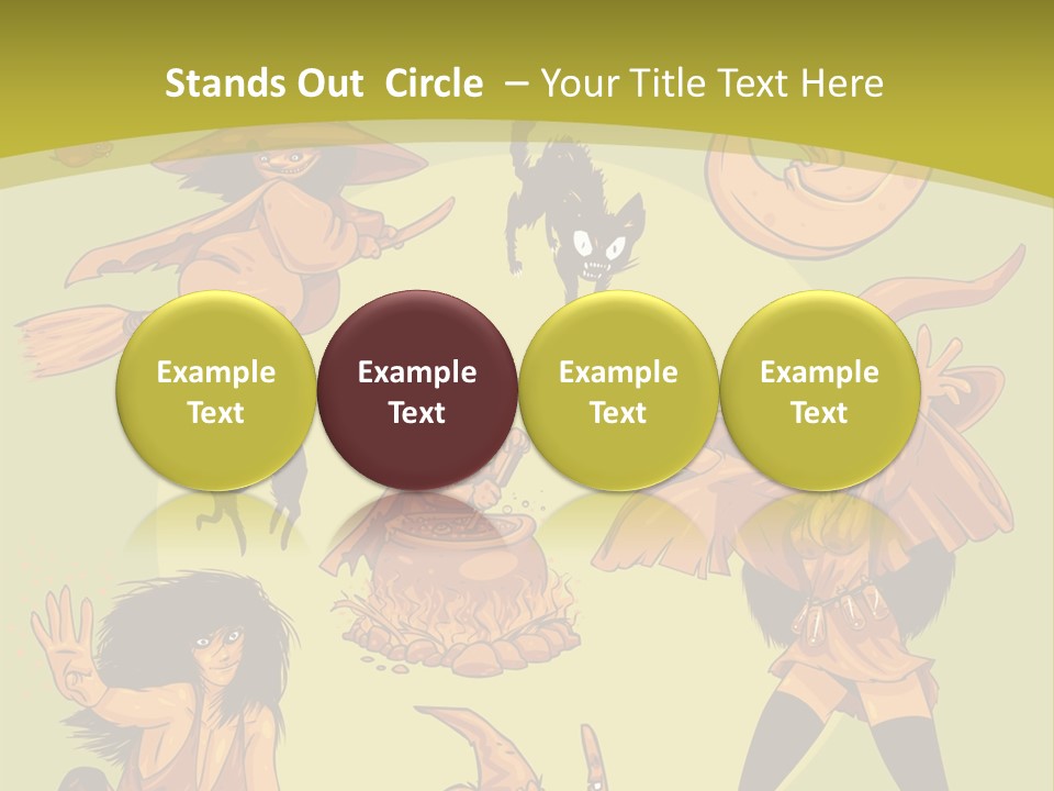 Vector Collection Of Halloween Witches. This Is The Second Part Of My Halloween Characters Special. Stock Vector Illustration: PowerPoint Template