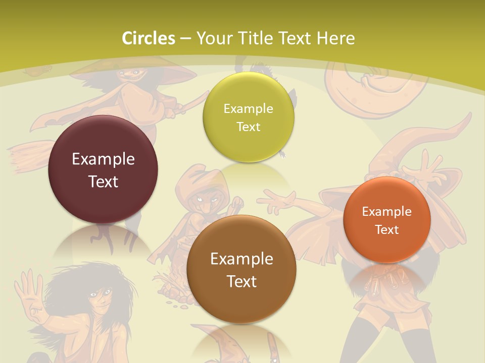 Vector Collection Of Halloween Witches. This Is The Second Part Of My Halloween Characters Special. Stock Vector Illustration: PowerPoint Template