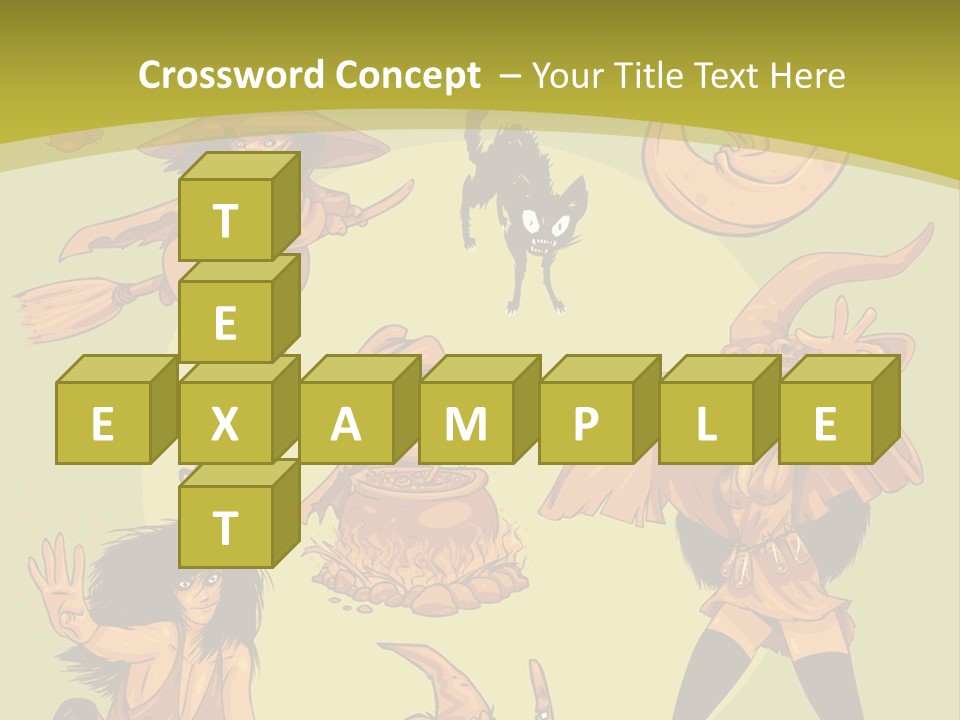 Vector Collection Of Halloween Witches. This Is The Second Part Of My Halloween Characters Special. Stock Vector Illustration: PowerPoint Template