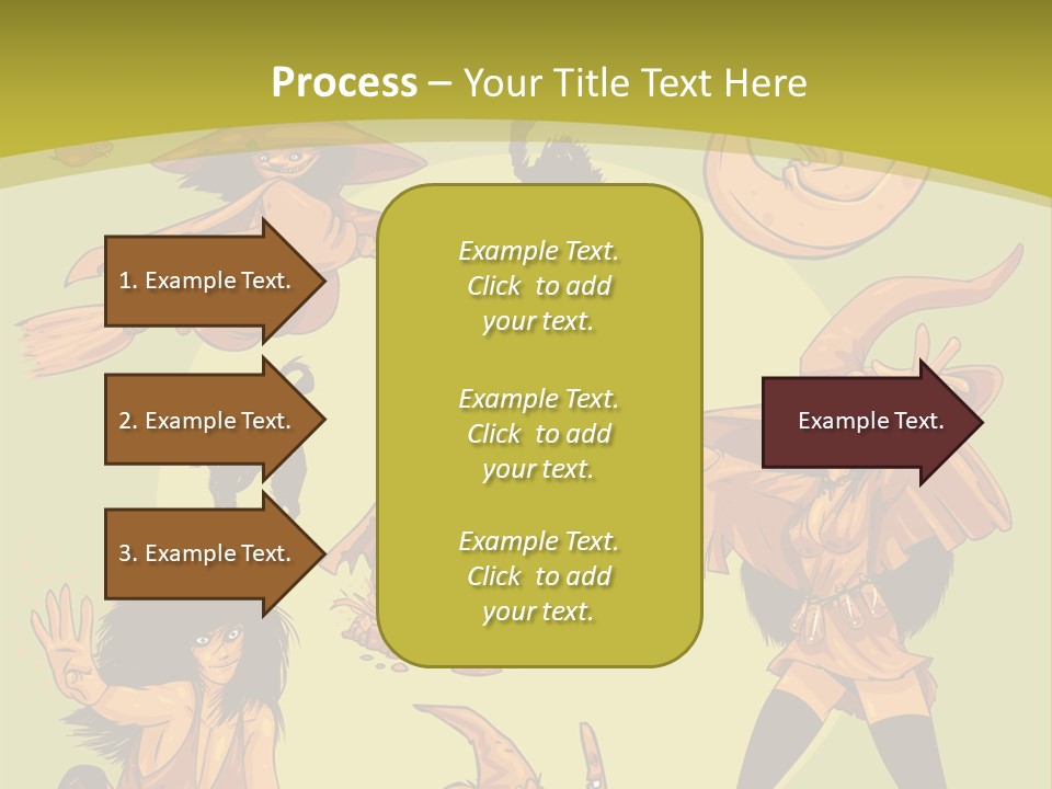 Vector Collection Of Halloween Witches. This Is The Second Part Of My Halloween Characters Special. Stock Vector Illustration: PowerPoint Template