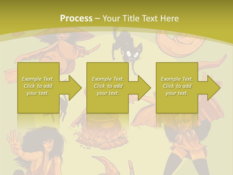 Vector Collection Of Halloween Witches. This Is The Second Part Of My Halloween Characters Special. Stock Vector Illustration: PowerPoint Template