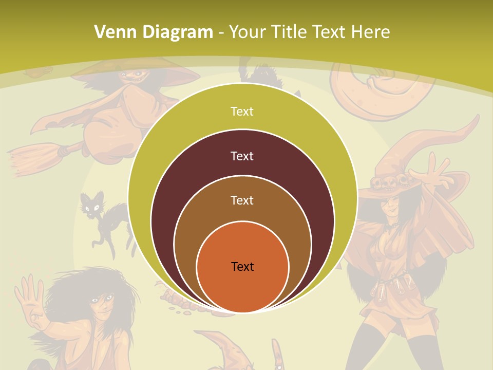 Vector Collection Of Halloween Witches. This Is The Second Part Of My Halloween Characters Special. Stock Vector Illustration: PowerPoint Template