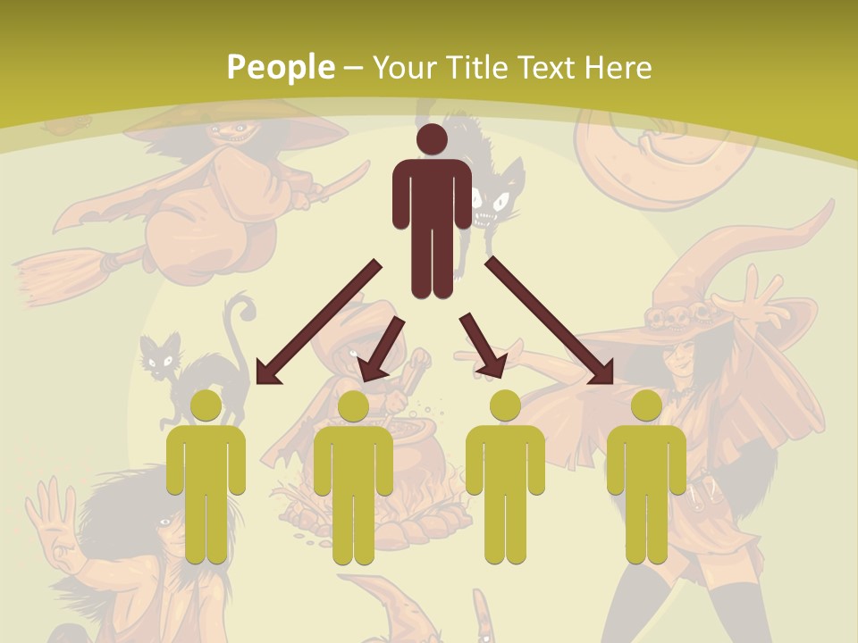 Vector Collection Of Halloween Witches. This Is The Second Part Of My Halloween Characters Special. Stock Vector Illustration: PowerPoint Template