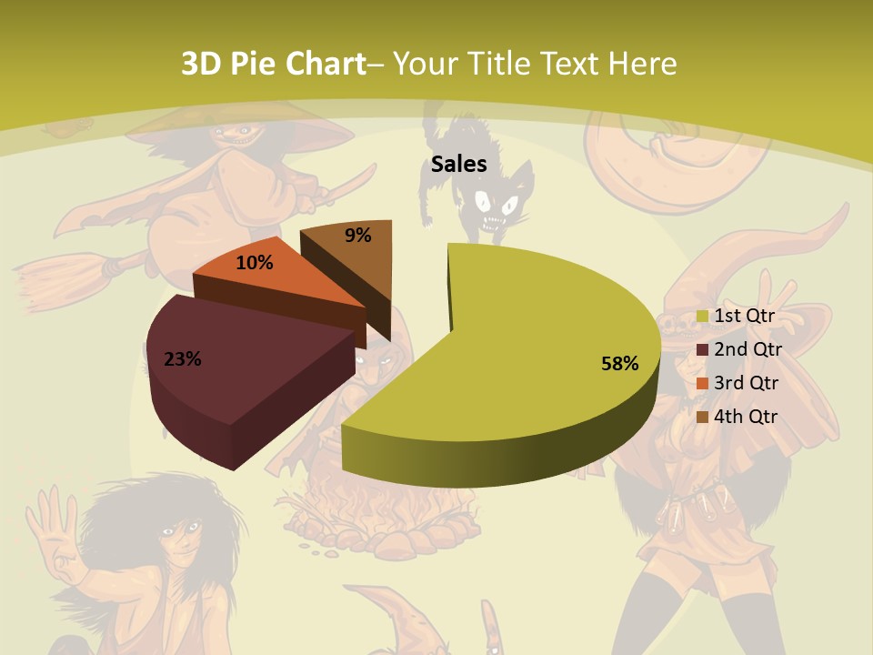 Vector Collection Of Halloween Witches. This Is The Second Part Of My Halloween Characters Special. Stock Vector Illustration: PowerPoint Template