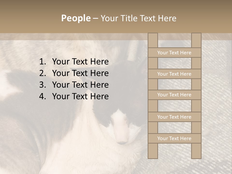 Elderly Woman With Her Daughter PowerPoint Template
