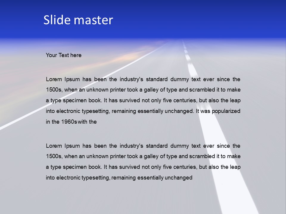 Exciting Driving PowerPoint Template