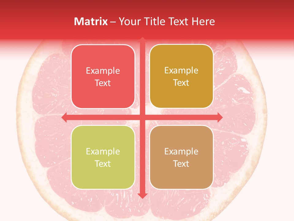 Isolated Citrus PowerPoint Template