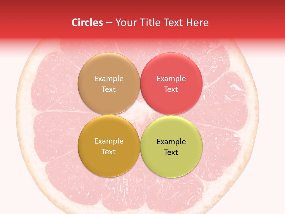 Isolated Citrus PowerPoint Template