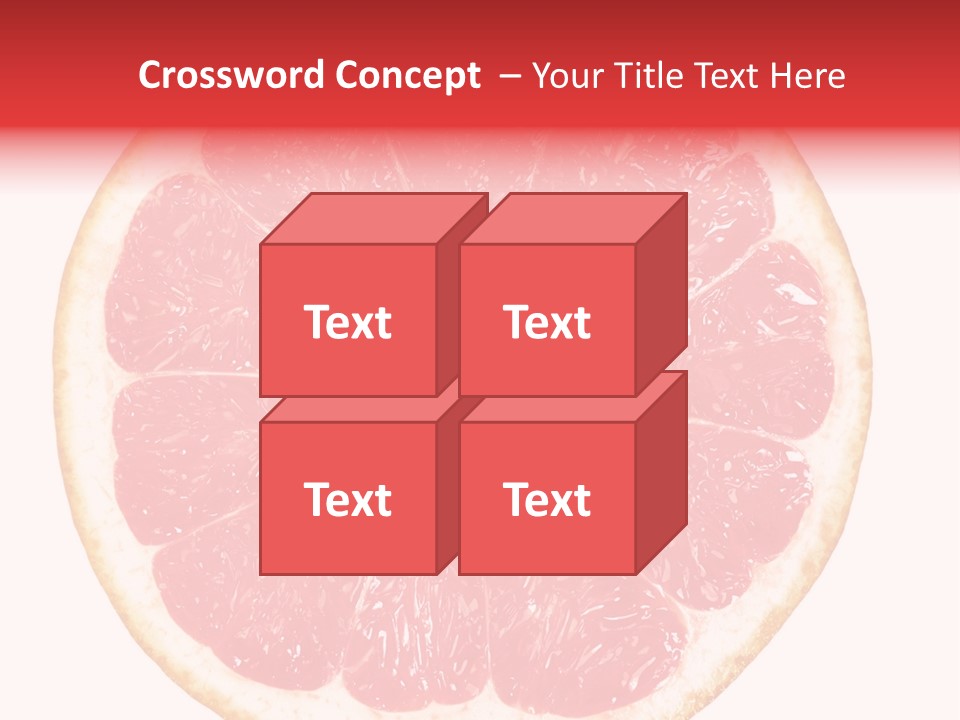 Isolated Citrus PowerPoint Template