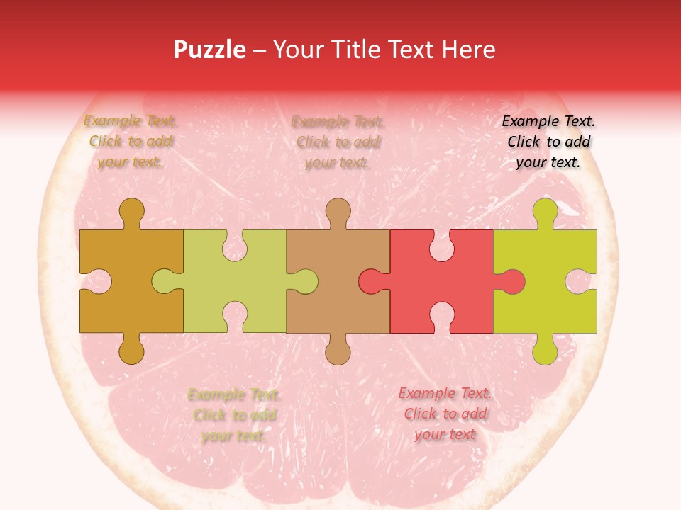 Isolated Citrus PowerPoint Template