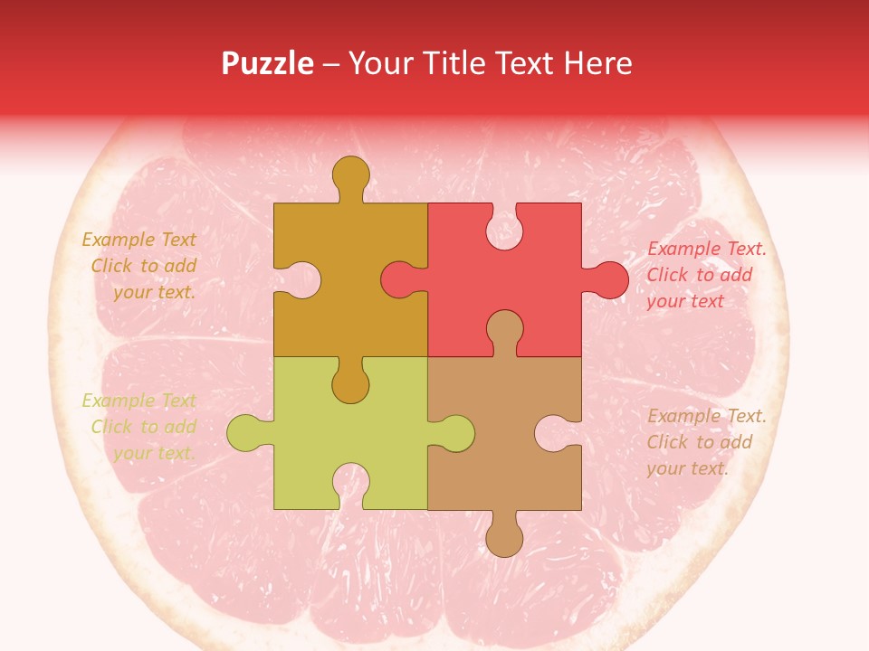 Isolated Citrus PowerPoint Template