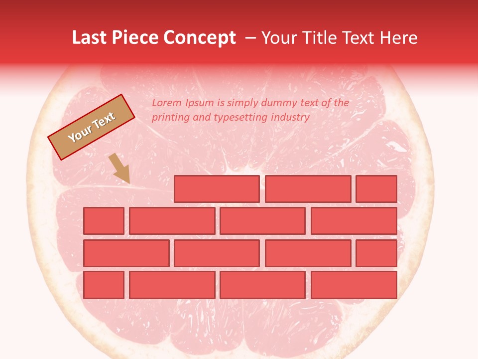 Isolated Citrus PowerPoint Template