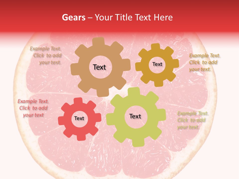 Isolated Citrus PowerPoint Template