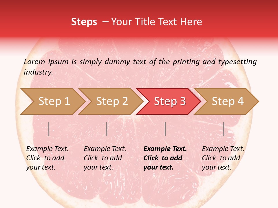 Isolated Citrus PowerPoint Template