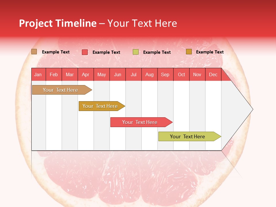 Isolated Citrus PowerPoint Template