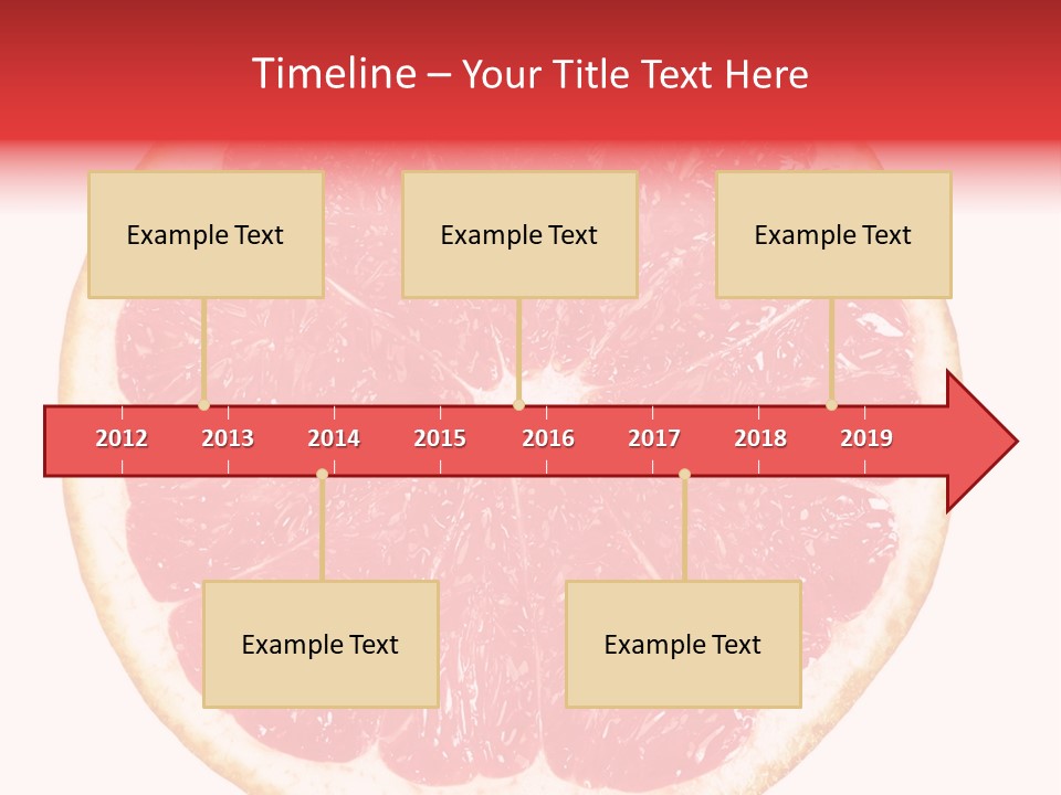 Isolated Citrus PowerPoint Template