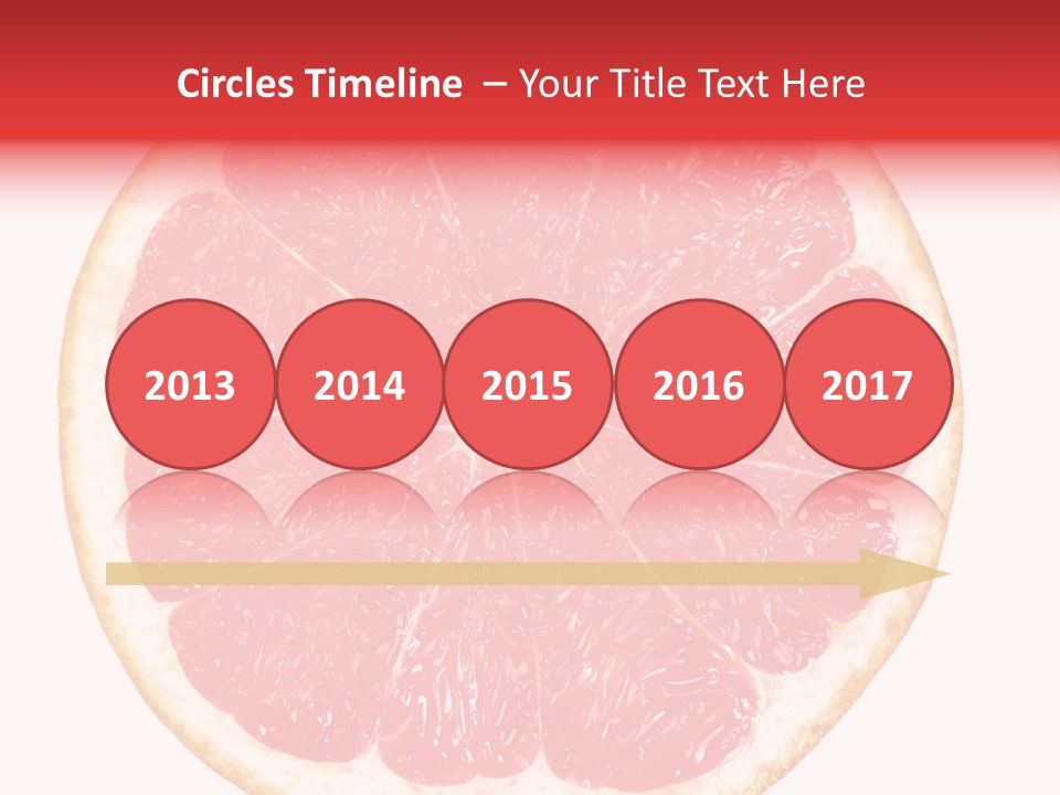 Isolated Citrus PowerPoint Template