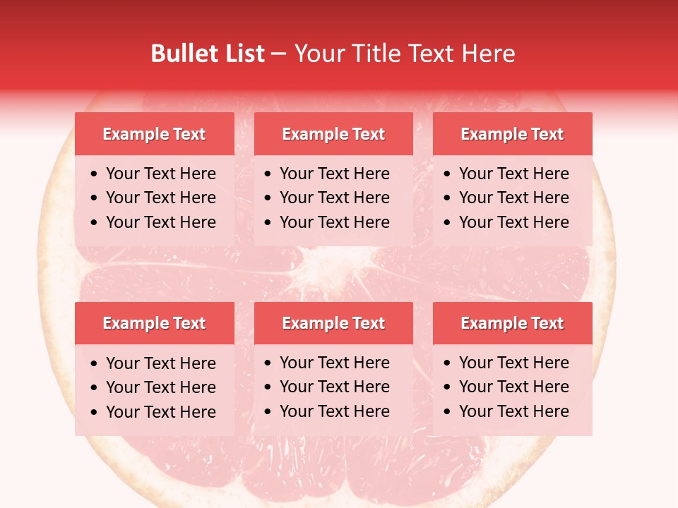 Isolated Citrus PowerPoint Template