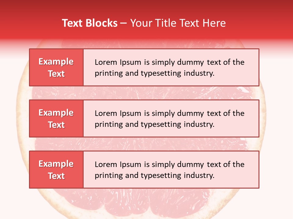 Isolated Citrus PowerPoint Template