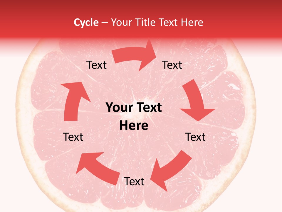 Isolated Citrus PowerPoint Template