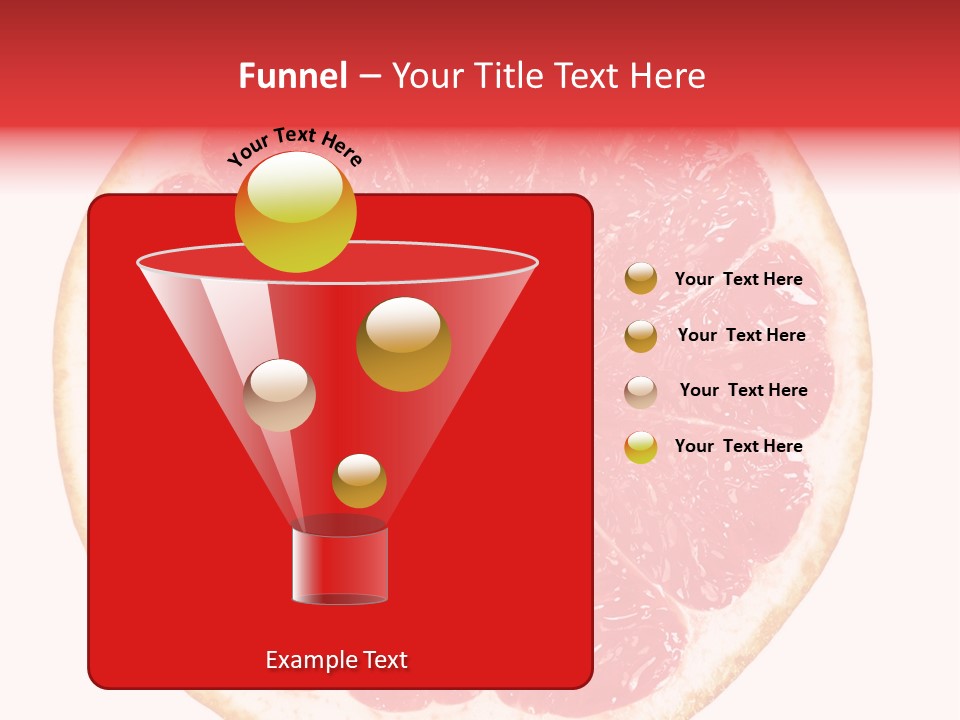 Isolated Citrus PowerPoint Template