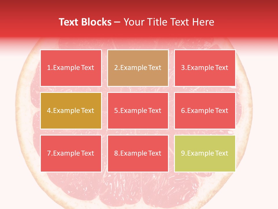 Isolated Citrus PowerPoint Template