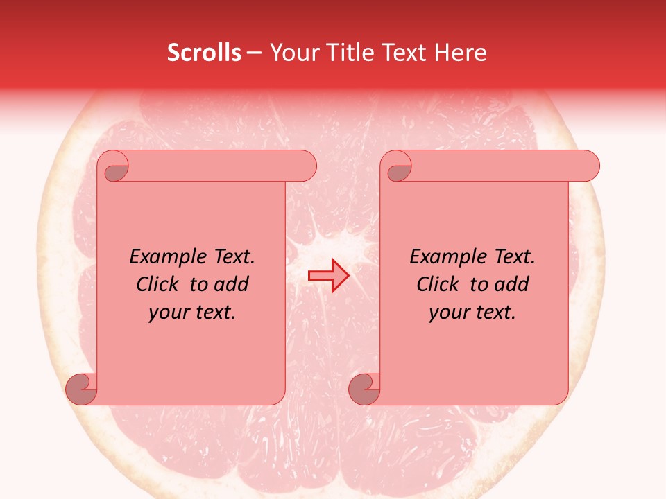Isolated Citrus PowerPoint Template