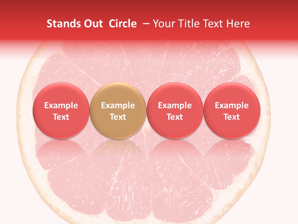 Isolated Citrus PowerPoint Template