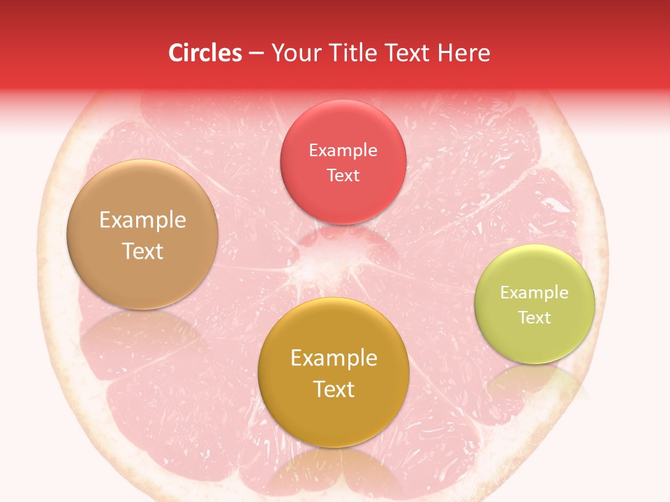 Isolated Citrus PowerPoint Template
