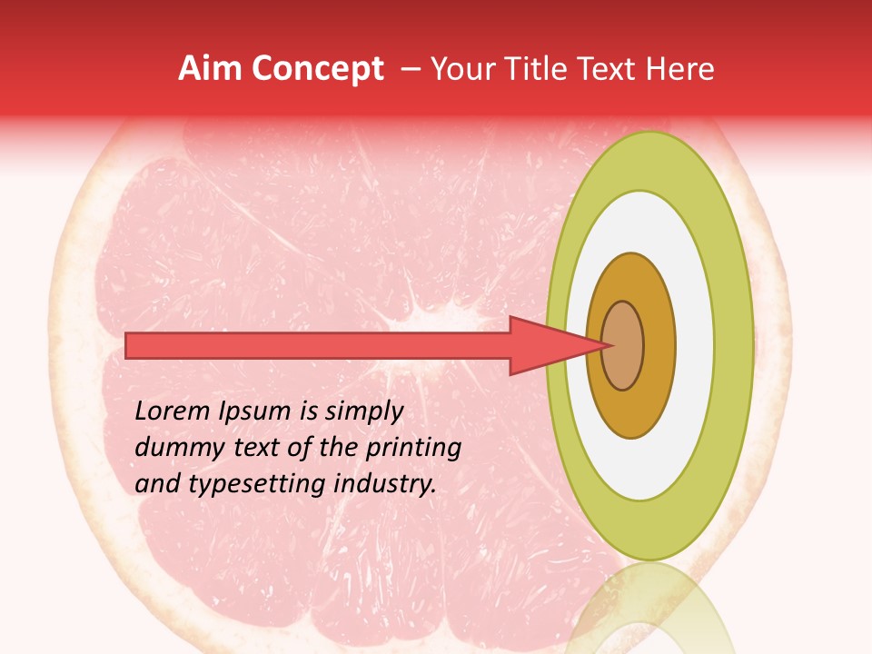 Isolated Citrus PowerPoint Template