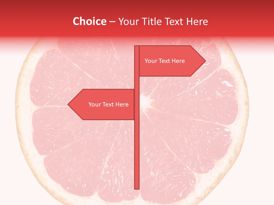 Isolated Citrus PowerPoint Template